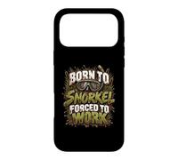 Born to Snorkel Forced to Work en apnée dans Les tourbières Coque pour iPhone 17 Pro Max