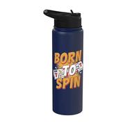 Born To Spin - Casino avec machines à sous Stainless Steel Insulated Water Bottle