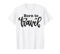 Born to Travel / World Traveler Love Traveling Avion T-Shirt