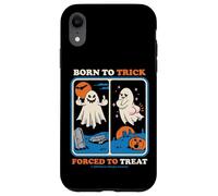 Born to Trick Sarcastic Retro Funny Adult Humor Coque pour iPhone XR
