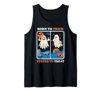Born to Trick Sarcastic Retro Funny Adult Humor Débardeur