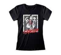 Born To Vape presente T-Shirt Femme Cruella Disney - Taille S et son sticker BTV exclusif collectionnable