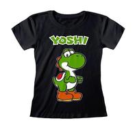 Born To Vape presente T-Shirt Femme Yoshi Nintendo Super Mario Taille M - Heroes Inc et son sticker BTV exclusif collectionnable