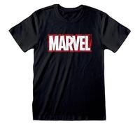 Born To Vape presente T-Shirt Marvel Comics Logo Noir - Taille XL Heroes Inc. et son sticker BTV exclusif collectionnable