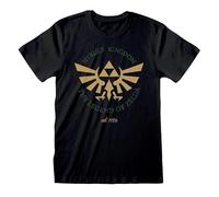 Born To Vape presente T-shirt Zelda Hyrule Crest Taille M - Vetement Nintendo et son sticker BTV exclusif collectionnable
