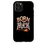 Born Two Rock Guitare électrique Rock and Roll 2nd Birthday Coque pour iPhone 11 Pro