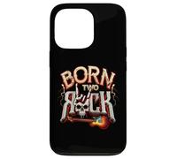 Born Two Rock Guitare électrique Rock and Roll 2nd Birthday Coque pour iPhone 13 Pro