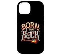 Born Two Rock Guitare électrique Rock and Roll 2nd Birthday Coque pour iPhone 14