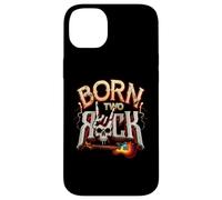 Born Two Rock Guitare électrique Rock and Roll 2nd Birthday Coque pour iPhone 14 Plus
