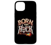 Born Two Rock Guitare électrique Rock and Roll 2nd Birthday Coque pour iPhone 15 Plus