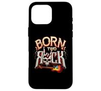 Born Two Rock Guitare électrique Rock and Roll 2nd Birthday Coque pour iPhone 16 Pro Max