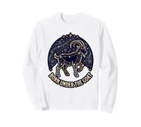 Born Under The Goat Horoscope Constell Capricorne Zodiac Sign Sweatshirt