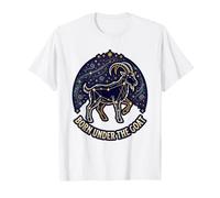 Born Under The Goat Horoscope Constell Capricorne Zodiac Sign T-Shirt