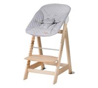 Born Up Ensemble chaise haute convertible + Trotteur bébé roba Style - Dès la naissance - Bois naturel/Gris