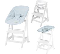 Born Up Set Chaise Haute 2en1 - Bleu clair