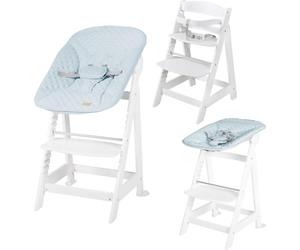 Born Up Set Chaise Haute 2en1 - Bleu clair