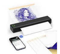 BORN4SHIP Pochoir thermique Bluetooth portable P84 compatible avec iOS, Android, PC, pour studios, artistes et débutants