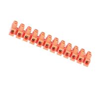 Borne 12 broches - Section de câble 12 x 25 mm² - Bornes de boîte - Installation domestique - Barre de serrage Pawbol