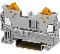 Borne à connexion rapide PHOENIX CONTACT QTC 1.5, grise, courant nominal 17,5 A, 2 ports, section transversale de 0,25 mm² à 1,5 mm², largeur 5,2 mm