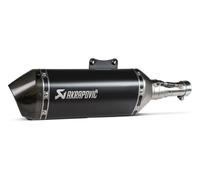 BORNE A GLISSEMENT AKRAPOVIC ACIER INOXYDABLE NOIR POUR VESPA PRIMAVERA / SPRIN