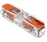 Wago Borne à leviers 221-2411 pour 2 fils tous types 4 mm²