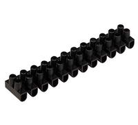 Borne à sucre, 12 broches, 2,5 mm2/3 A, noir