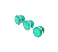 Borne à vis électronique étanche en métal, 1 pièce, 22mm, interrupteur bouton-poussoir, haut-parleur momentané, alimentation PC, oxyde d'aluminium(Green,22MM_FLAT HEAD)