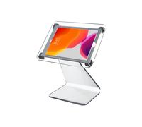 Borne acrylique translucide - Borne acrylique translucide de sécurité CTA Premium résistante aux rayures avec système de routage des câbles pour