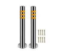 Borne Anti-collision En Acier Inoxydable 304, Barrière De Sécurité Fixe Avec Boulons D'ancrage, Étanche Pour Parking, Installations Industrielles Et Sécurité Des Piétons(23.7x3 in)