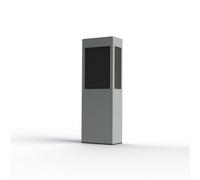 Borne Brick² N°2 Classe 3 Diffuseur PMMA noir Gris 105 - PRADIER 108018105