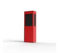 Borne Brick² N°2 Classe 3 Diffuseur PMMA noir Rouge 056 - PRADIER 108018056
