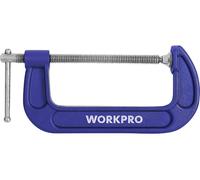 borne C 150 mm WorkPro WP232020 Envergure max.:150 mm Longueur: 280 mm Mesures dempattement:150 mm