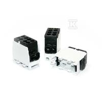 Borne câble principal Hlak 35 1/2 noir 2x25mm2/2x35mm4 HLAK-35-1/2CZ