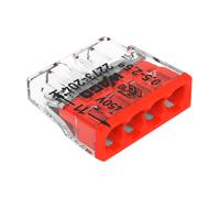 Borne COMPACT 4 conducteurs 0,5-2,5 mm² - Boîte de 100 - WAGO - 2273-204