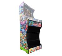 Borne d'arcade sur Pied pour Placer Votre Arcade récréative rétro sur Le Dessus, 87 cm de Haut x 56,5 cm de Large x 43,6 cm de Profondeur