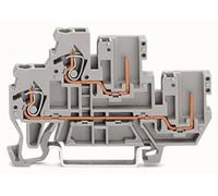 Borne de base à 2 étages WAGO 870-104 5 mm ressort de traction Affectation: N bleu 50 pc(s)