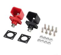 Borne de batterie au lithium 50 A DC 1000 V pour systèmes de stockage d'énergie - Coque ignifuge PA66, bornes en cuivre pur, section transversale de 8 mm², 2-