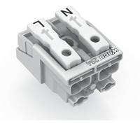 Borne de branchement secteur WAGO 294-4002 flexible: - rigide: 0.5-1.5 mm² Nombre de pôles: 2 blanc 1000 pc(s)