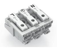 Borne de branchement secteur WAGO 294-4003 flexible: - rigide: 0.5-1.5 mm² Nombre de pôles: 3 blanc 500 pc(s)