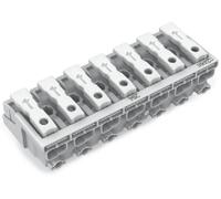 Borne de branchement secteur WAGO 294-4007 flexible: - rigide: 0.5-1.5 mm² Nombre de pôles: 7 blanc 200 pc(s)