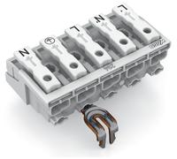 Borne de branchement secteur WAGO 294-4215 flexible: - rigide: 0.5-1.5 mm² Nombre de pôles: 5 blanc 250 pc(s)