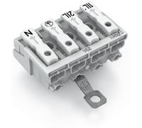 Borne de branchement secteur WAGO 294-4414 flexible: - rigide: 0.5-1.5 mm² Nombre de pôles: 4 blanc 500 pc(s)