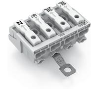 Borne de branchement secteur WAGO 294-4424 flexible: - rigide: 0.5-1.5 mm² Nombre de pôles: 4 blanc 500 pc(s)