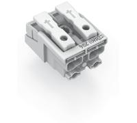 Borne de branchement secteur WAGO 294-5002 flexible: - rigide: 0.5-1.5 mm² Nombre de pôles: 2 blanc 1000 pc(s)