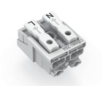 Borne de branchement secteur WAGO 294-5042 flexible: - rigide: 0.5-1.5 mm² Nombre de pôles: 2 blanc 1000 pc(s)