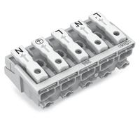 Borne de branchement secteur WAGO 294-5075 flexible: - rigide: 0.5-1.5 mm² Nombre de pôles: 5 blanc 250 pc(s)