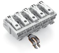 Borne de branchement secteur WAGO 294-5355 flexible: - rigide: 0.5-1.5 mm² Nombre de pôles: 5 blanc 250 pc(s)