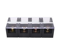 Borne De Câble Double Rangée, Bloc De Jonction 3 Positions 200A 600V, Avec Couverture Transparente - Contact En Cuivre Épais, Isolation PC Résistante, Pour Distribution (4ème poste (2004))