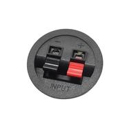 Borne de connecteur à ressort charge, 2, 3, 4 Positions, 6, 10 pièces, pôles, bornes haut-parleur, Clip prise courant ESSEIEIE(Round 2 Positions,6pcs)