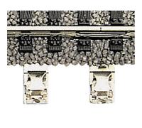 Borne de connexion, 2 pôles Fleischmann 6430 (H0) Voie Profi Fleischmann 1